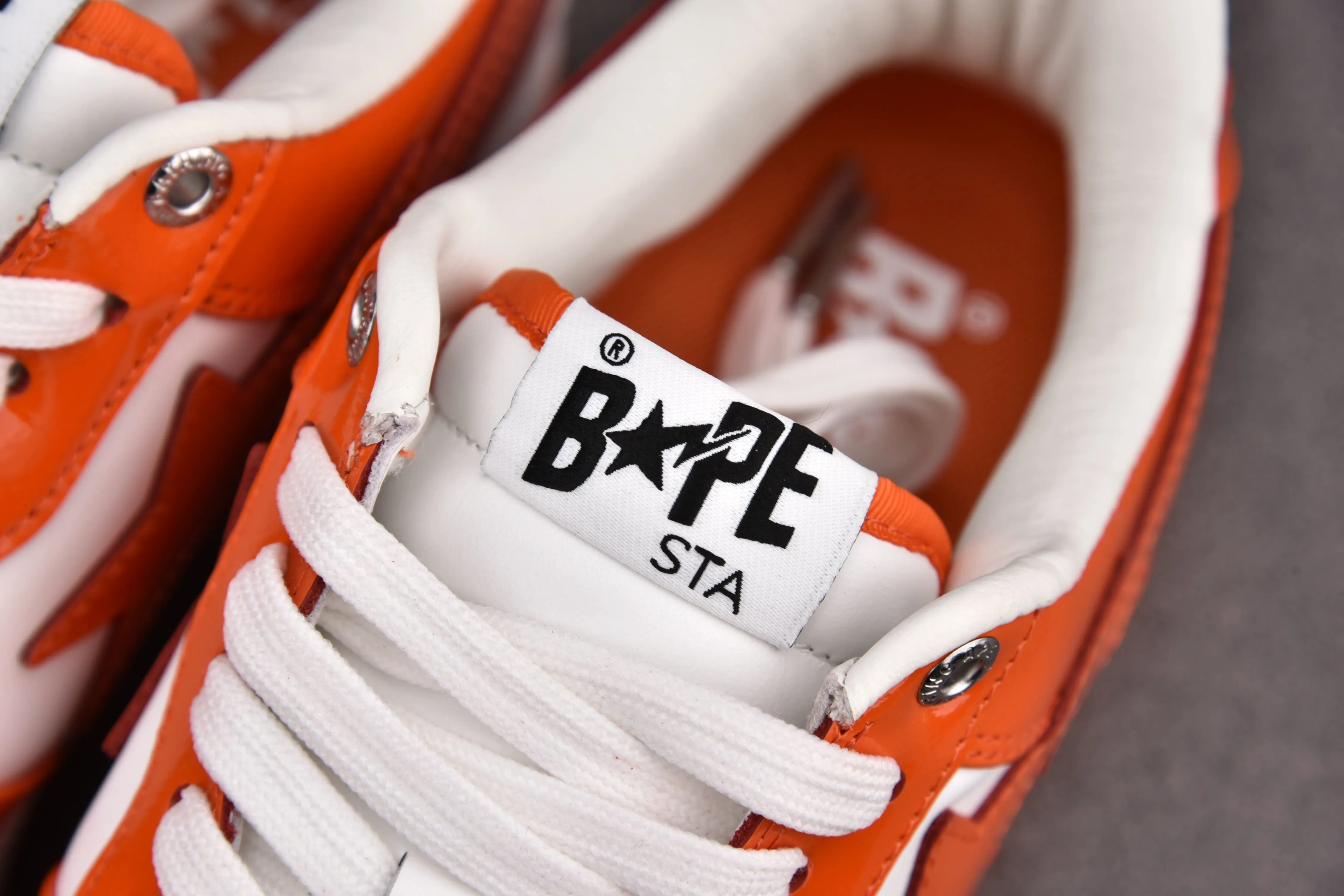 A Bathing Ape Bape Sta Low Orange