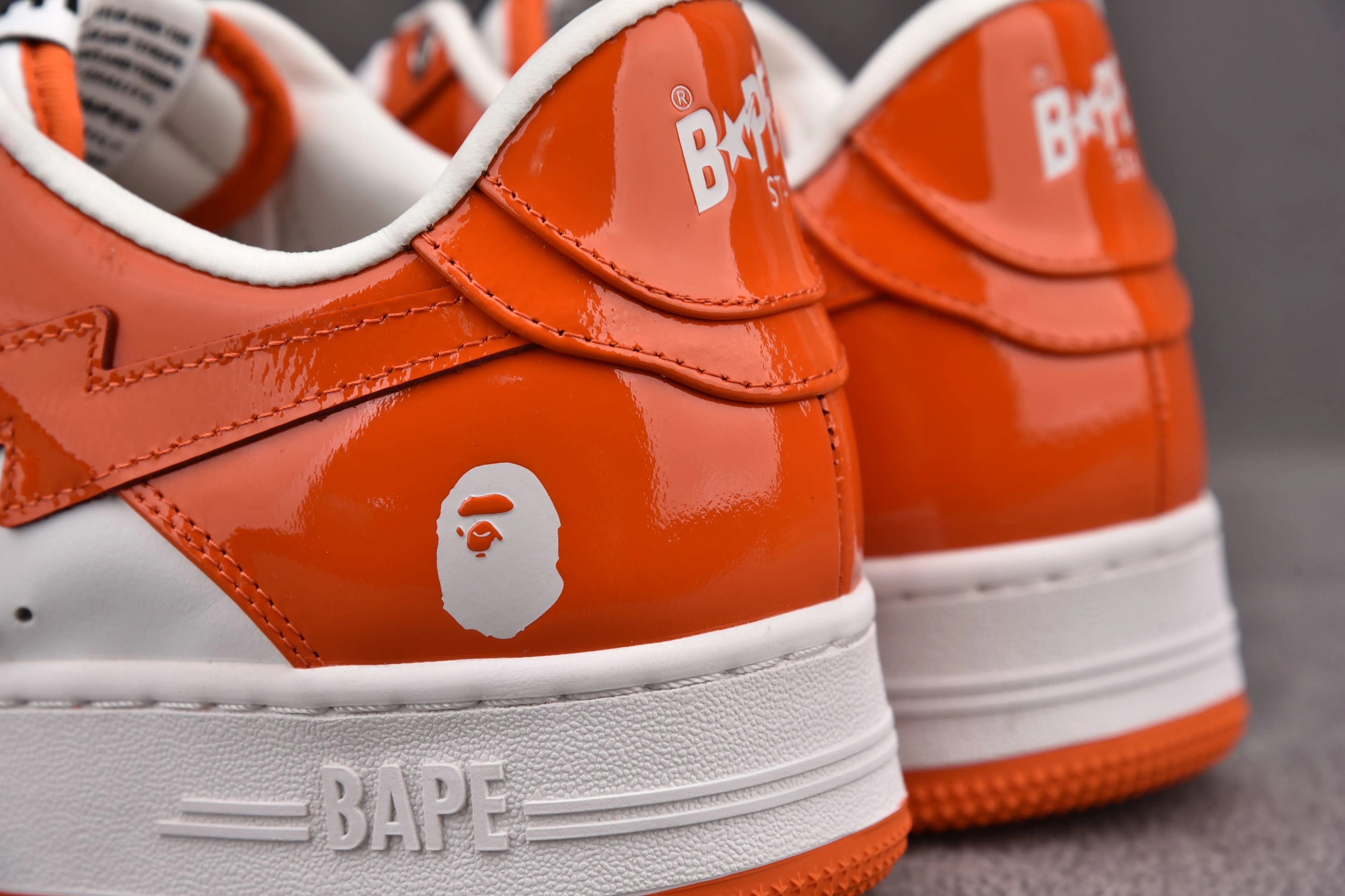 A Bathing Ape Bape Sta Low Orange