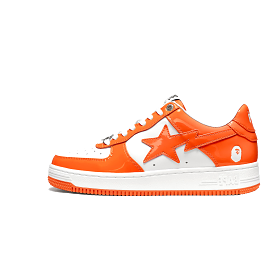 A Bathing Ape Bape Sta Low Orange