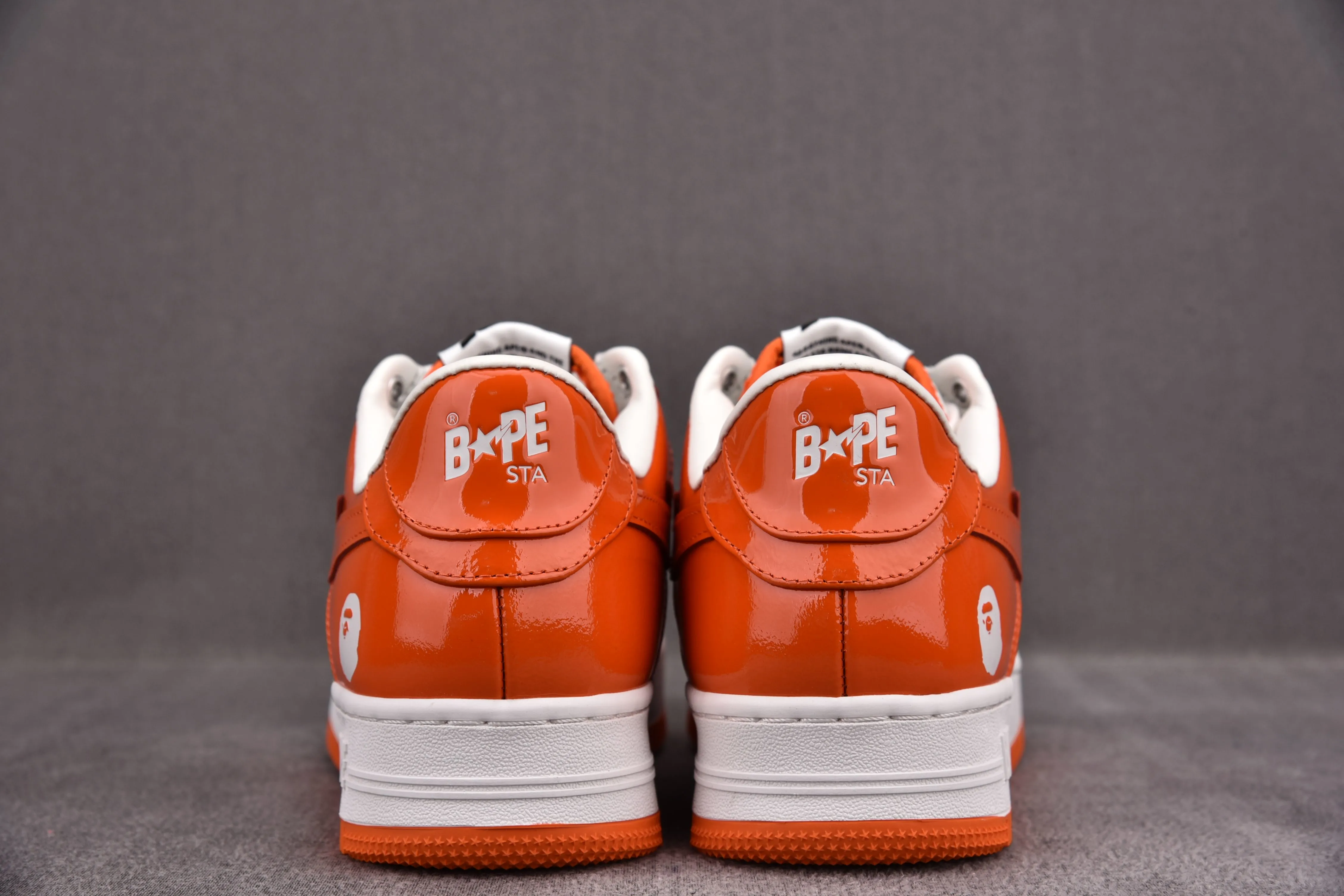 A Bathing Ape Bape Sta Low Orange