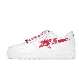 A Bathing Ape Bape Sta Low White ABC Camo Pink