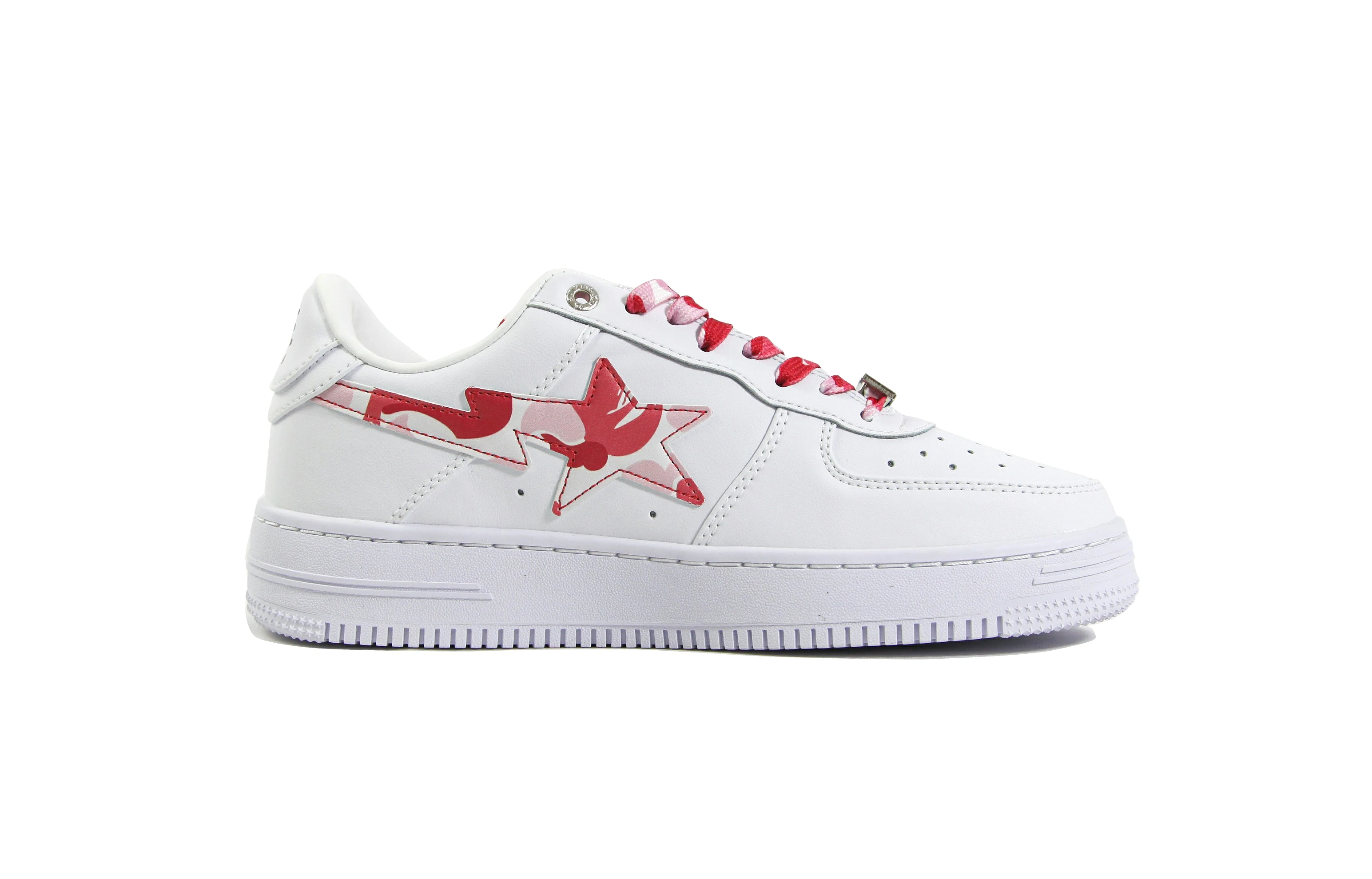 A Bathing Ape Bape Sta Low White ABC Camo Pink