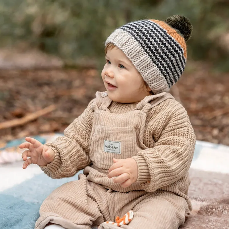 Acorn Horizon Beanie - Black Stripe