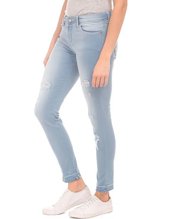 Aeropostale Stone Wash Ripped Jeans