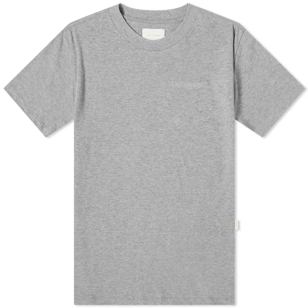 Aimé Leon Dore Tonal Logo T-ShirtHeather Grey