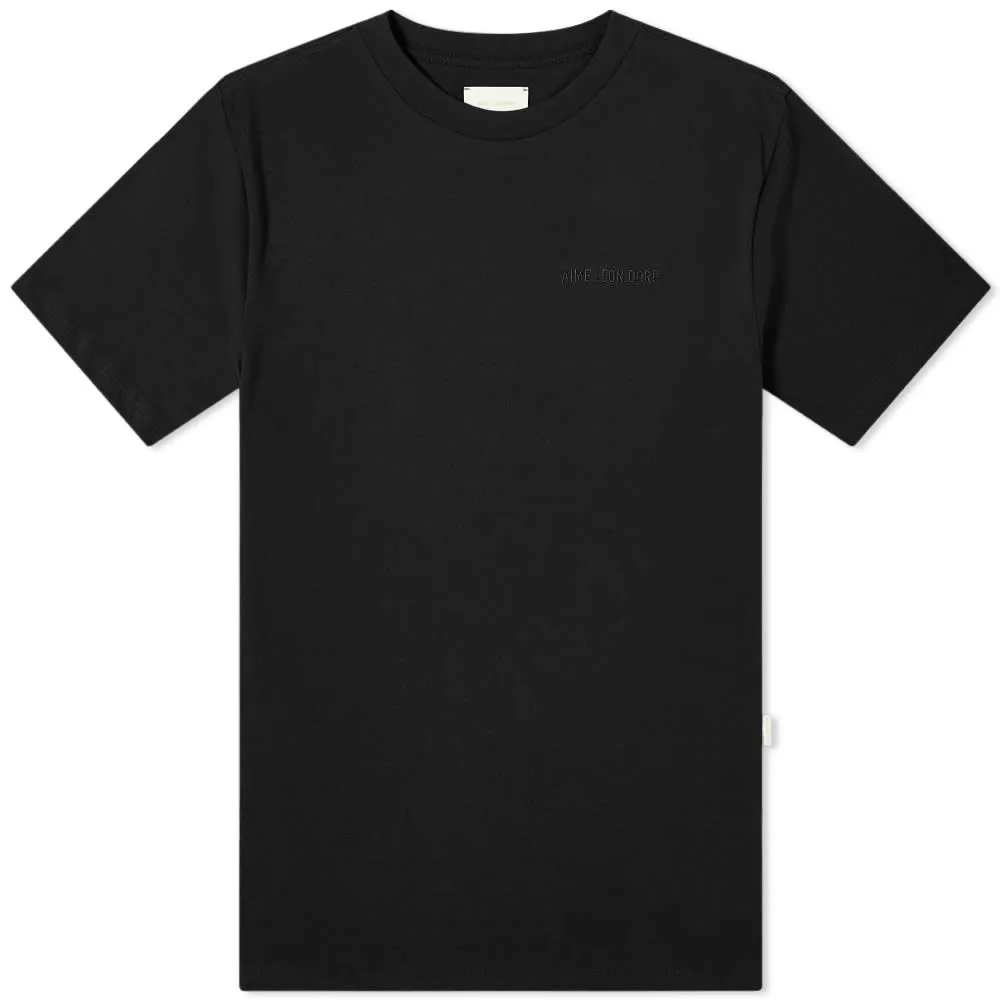 Aimé Leon Dore Tonal Logo T-ShirtJet Black