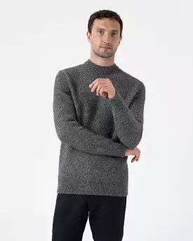 ALPACA BLEND JUMPER / CHARCOAL MELANGE