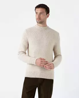 ALPACA BLEND JUMPER / ECRU