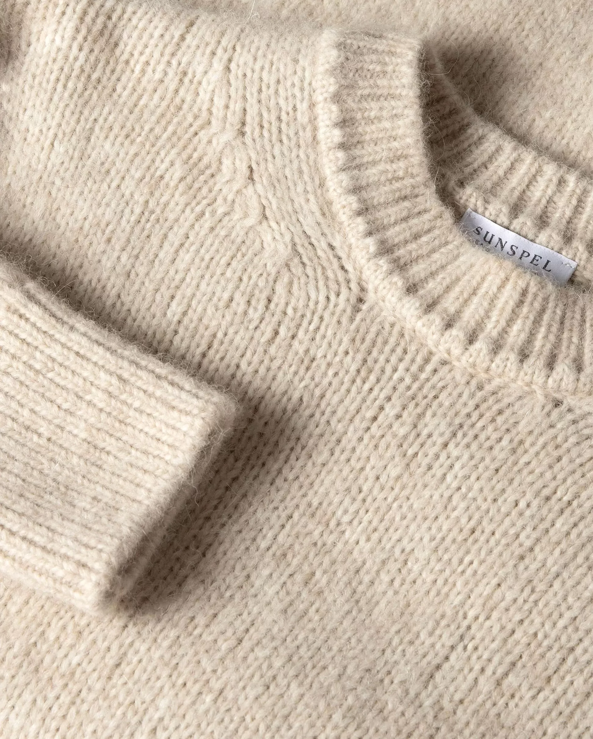 ALPACA BLEND JUMPER / ECRU