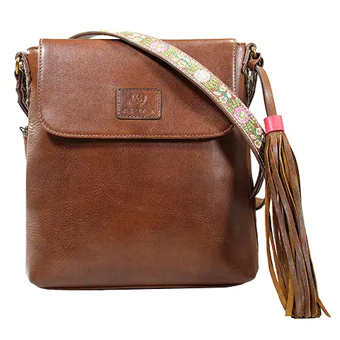 Ariat Addison Style Conceal Carry Crossbody Brown