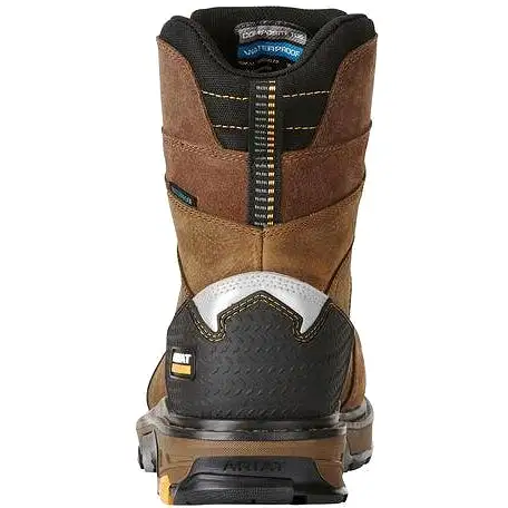 Ariat Men's Intrepid 8 Comp Toe WP Work Boot - Rye Brown - 10020079