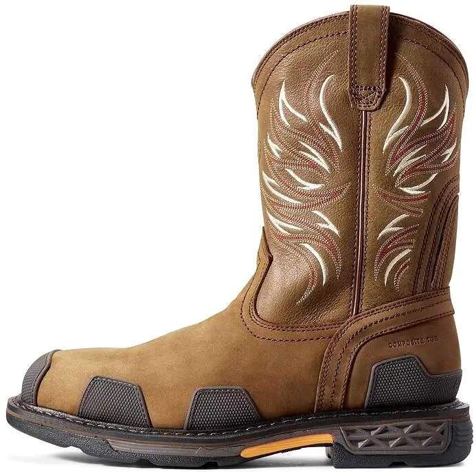 Ariat Men's OverDrive 11 Wide Square Comp Toe Western Work Boot - 10011933