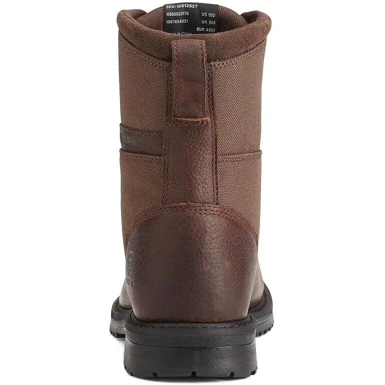 Ariat Men's RigTek 8 Wide Comp Toe Western Work Boot- Brown - 10012927