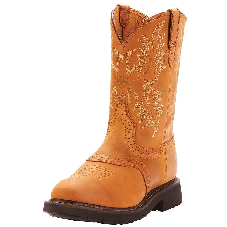 Ariat Men's Sierra Saddle 10 Soft Toe Pull-On Western Work Boot - 10002304