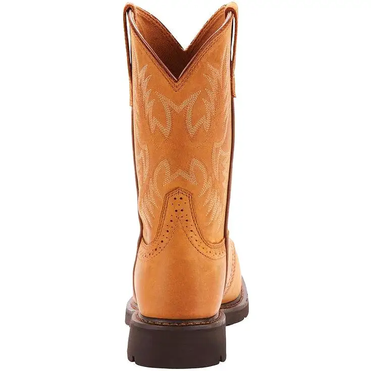 Ariat Men's Sierra Saddle 10 Soft Toe Pull-On Western Work Boot - 10002304