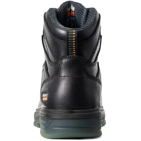 Ariat Men's Turbo H2O CSA 6 Carbon Toe WP PR Work Boot- Black - 10029134