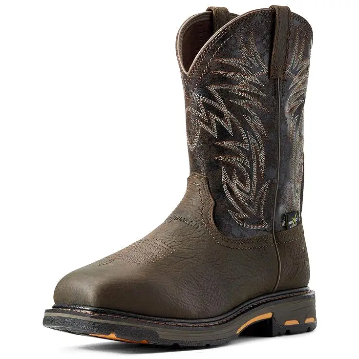 Ariat Men's WorkHog 11 Comp Toe WP MetGuard Western Work Boot - 10016265