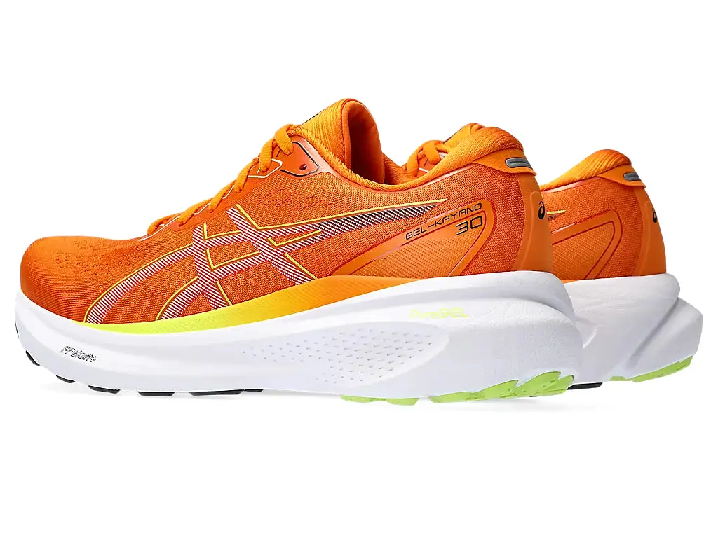 Asics Men's GEL-KAYANO 30 - BRIGHT ORANGE/WHITE