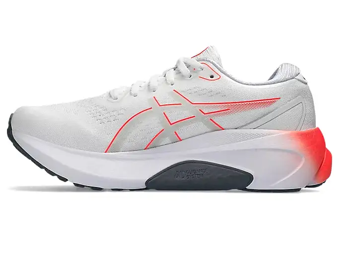 Asics Men's GEL-KAYANO 30 - White/Sunrise Red