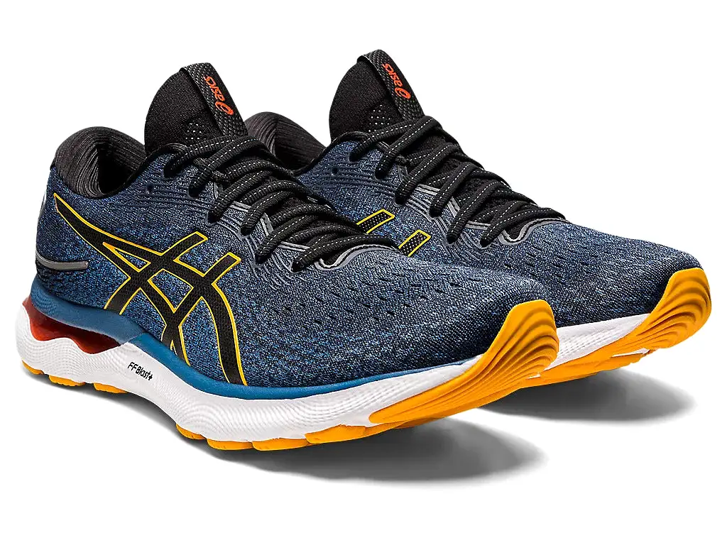 Asics Men's GEL-NIMBUS 24 - AZURE/AMBER