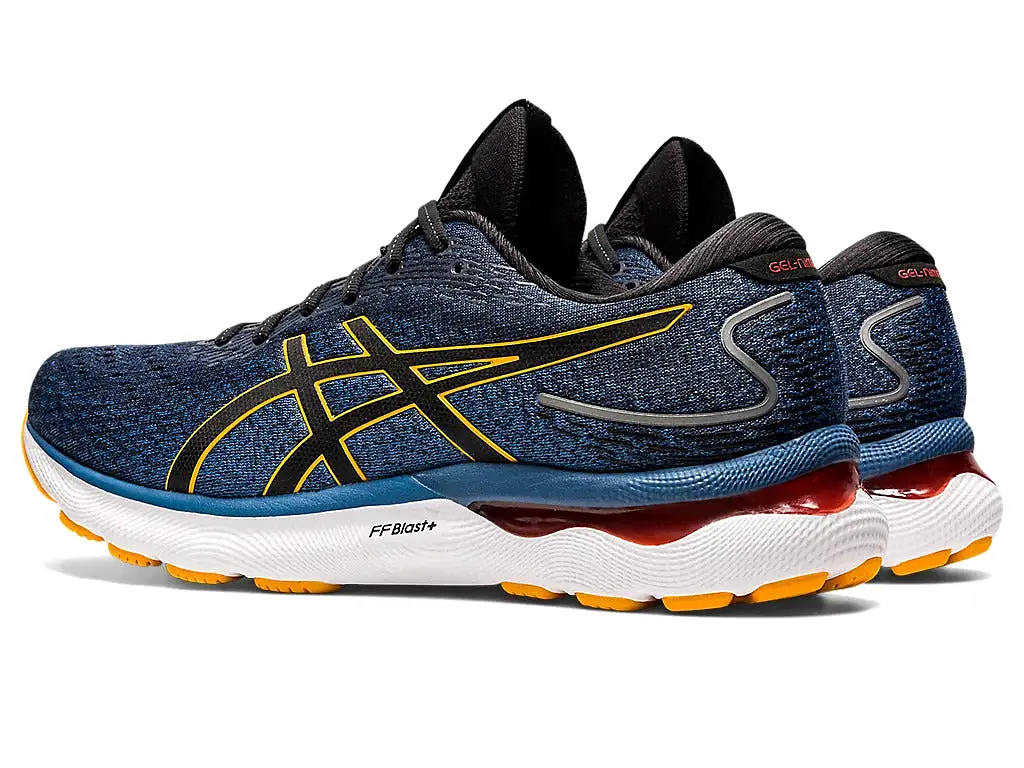 Asics Men's GEL-NIMBUS 24 - AZURE/AMBER