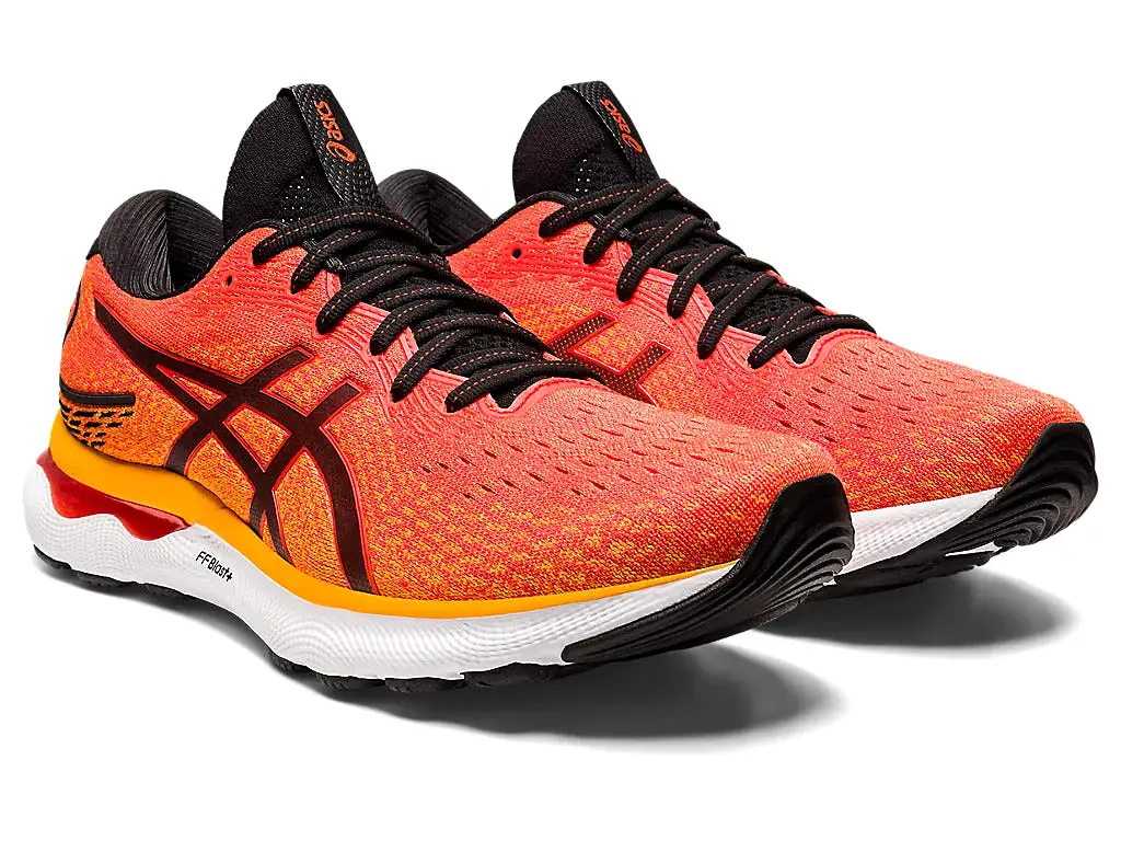 Asics Men's GEL-NIMBUS 24 - CHERRY TOMATO/BLACK