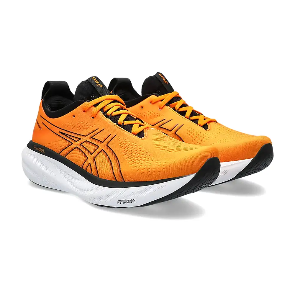 Asics Men's GEL-NIMBUS 25 - BRIGHT ORANGE/BLACK