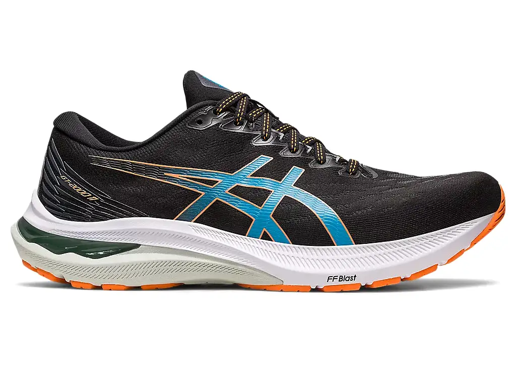 Asics Men's GT-2000 10 - BLACK/SUN PEACH