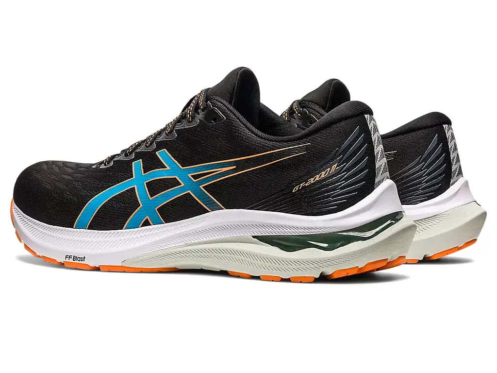 Asics Men's GT-2000 10 - BLACK/SUN PEACH