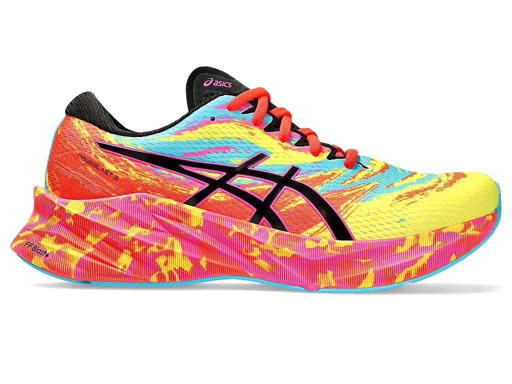 Asics Men's NOVABLAST 3 - AQUARIUM/VIBRANT YELLOW