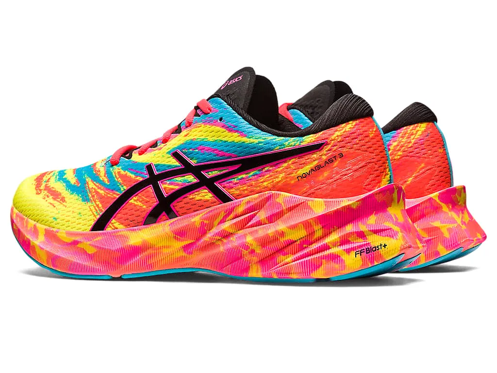 Asics Men's NOVABLAST 3 - AQUARIUM/VIBRANT YELLOW