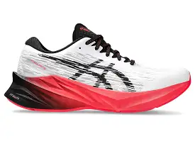 Asics Men's NOVABLAST 3 - White/Black (2E WIDE)