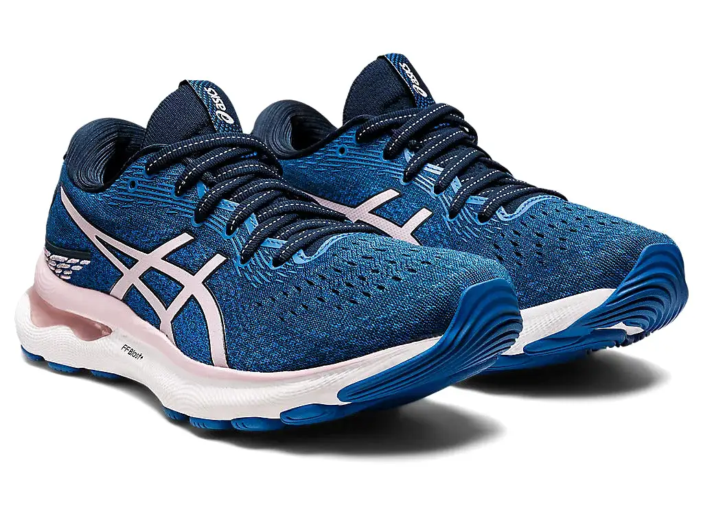 Asics Women's GEL-NIMBUS 24 - FRENCH BLUE/BARELY ROSE