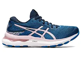 Asics Women's GEL-NIMBUS 24 - FRENCH BLUE/BARELY ROSE