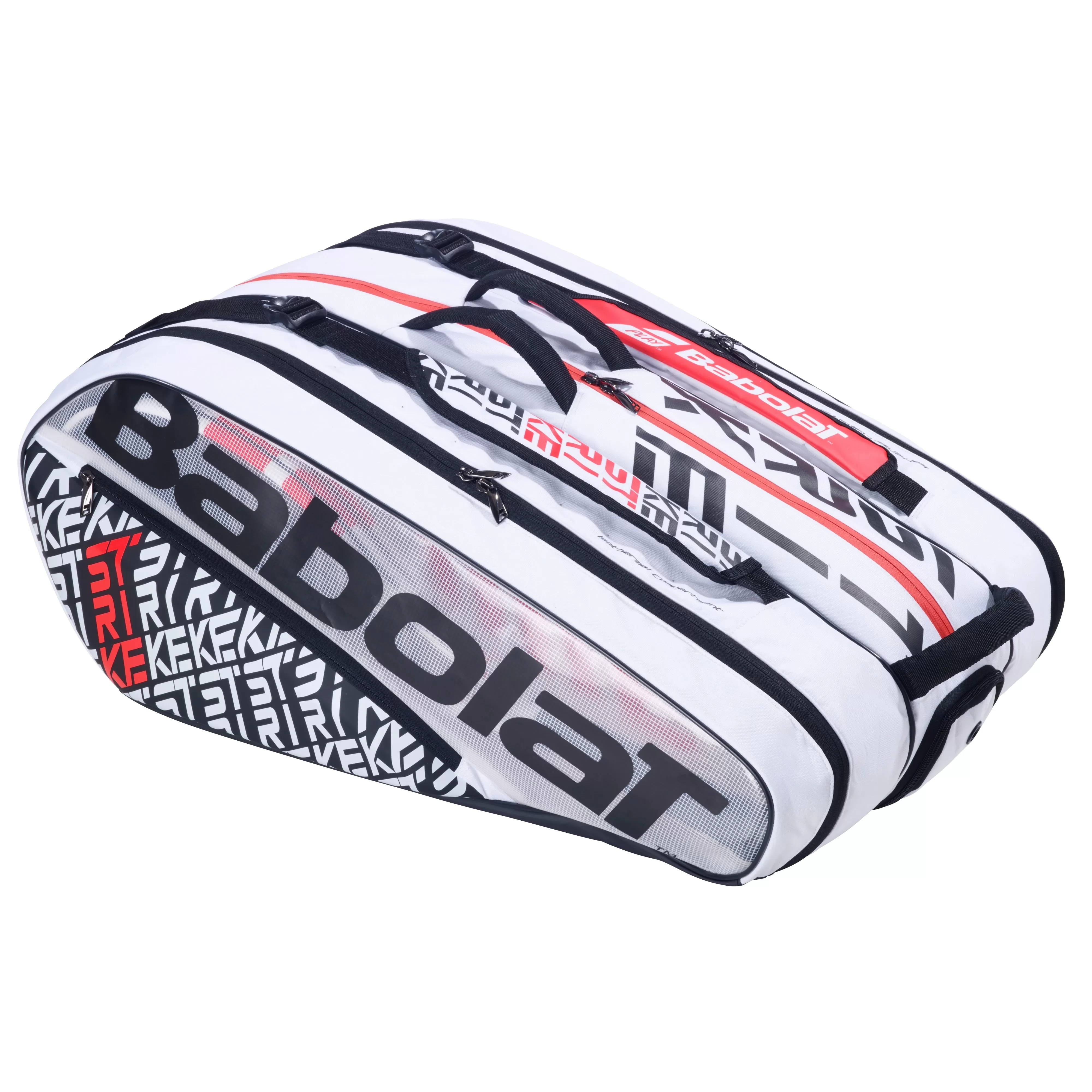 Babolat Pure Strike White/Black/Red 12 pack tennis bag 173915