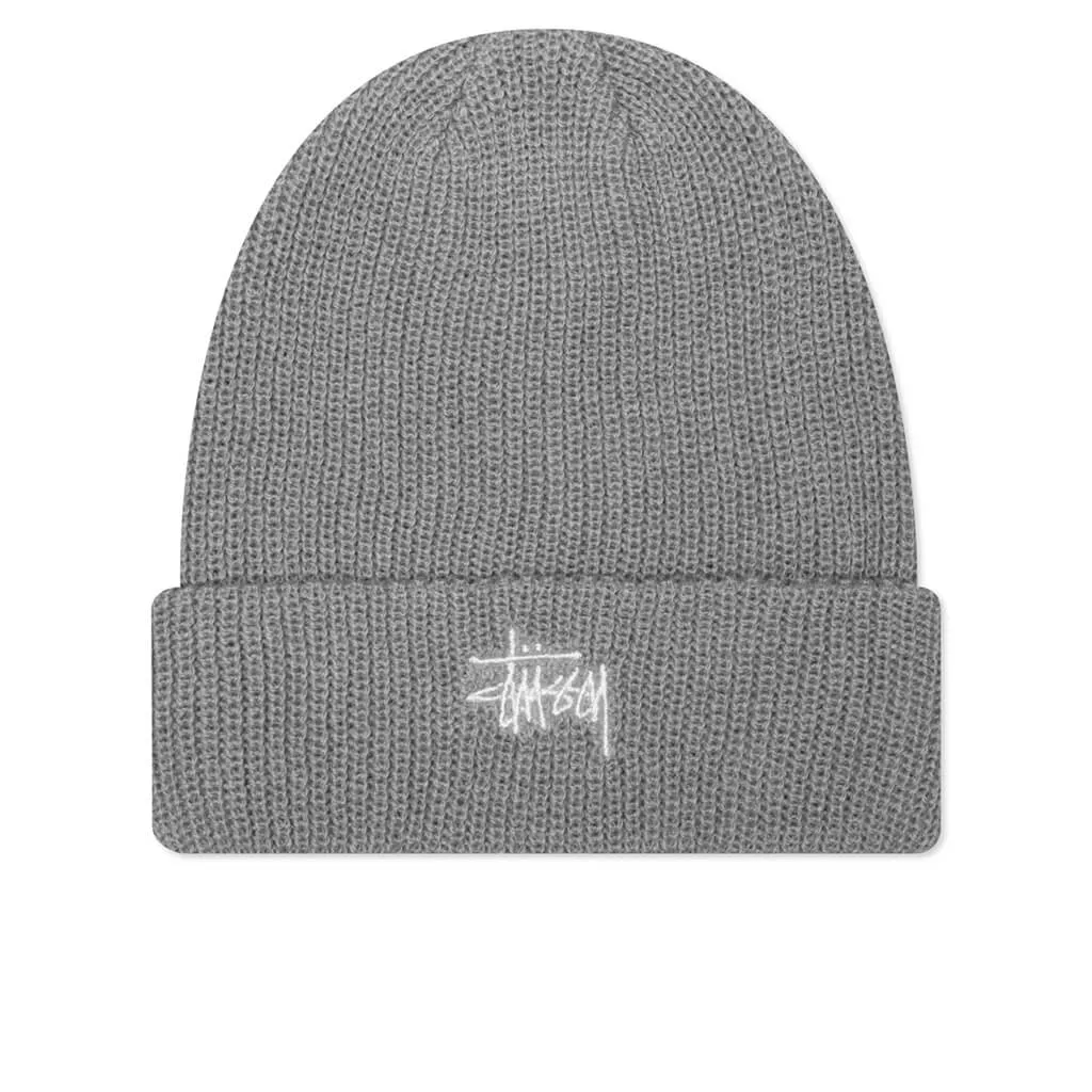 Basic Cuff Beanie - Light Grey