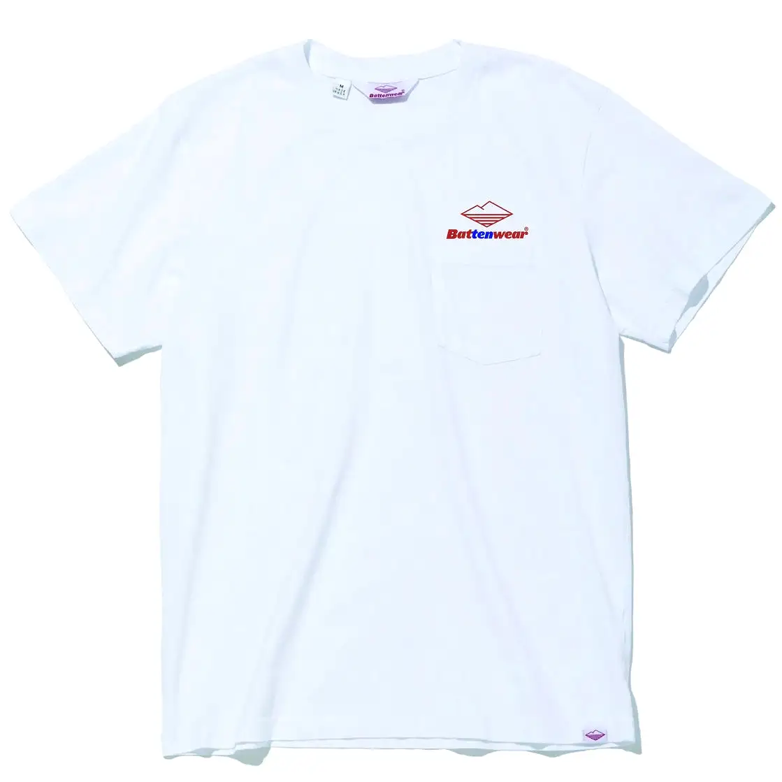 BATTENWEAR 10th Anniversary Team S/S Pocket Tee White