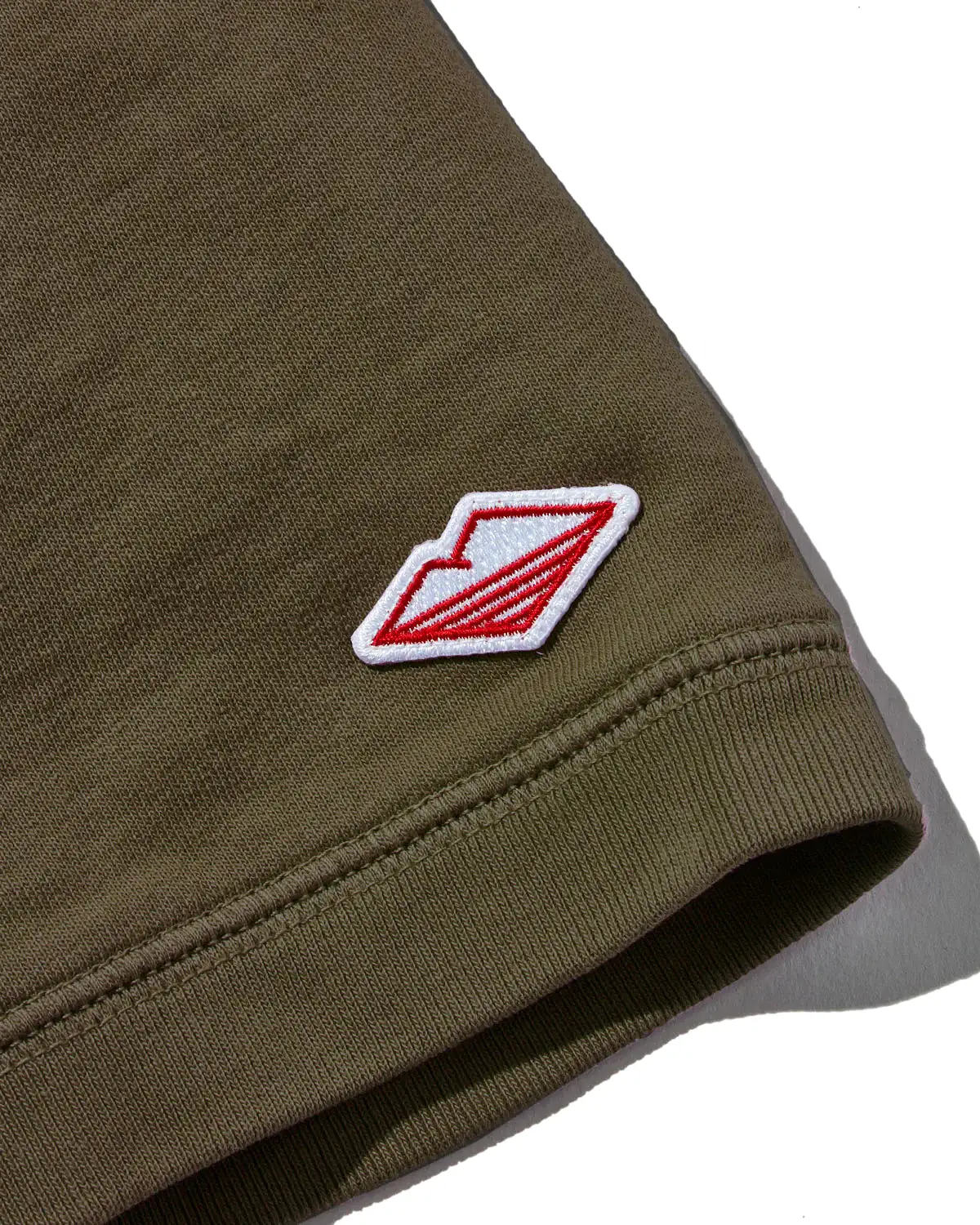 BATTENWEAR Short Sleeve Reach Up Sweatshirt Olive Green