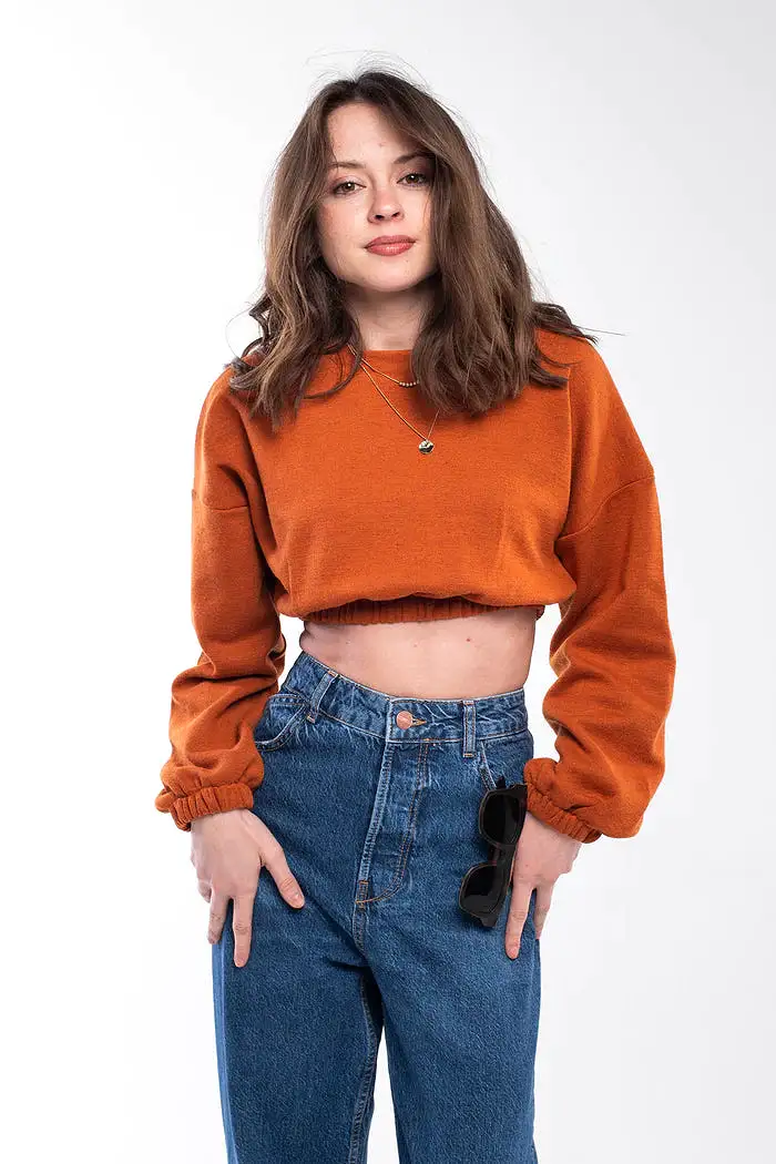 Bee And Alpaca Fresh Crop Top Sweatshirt