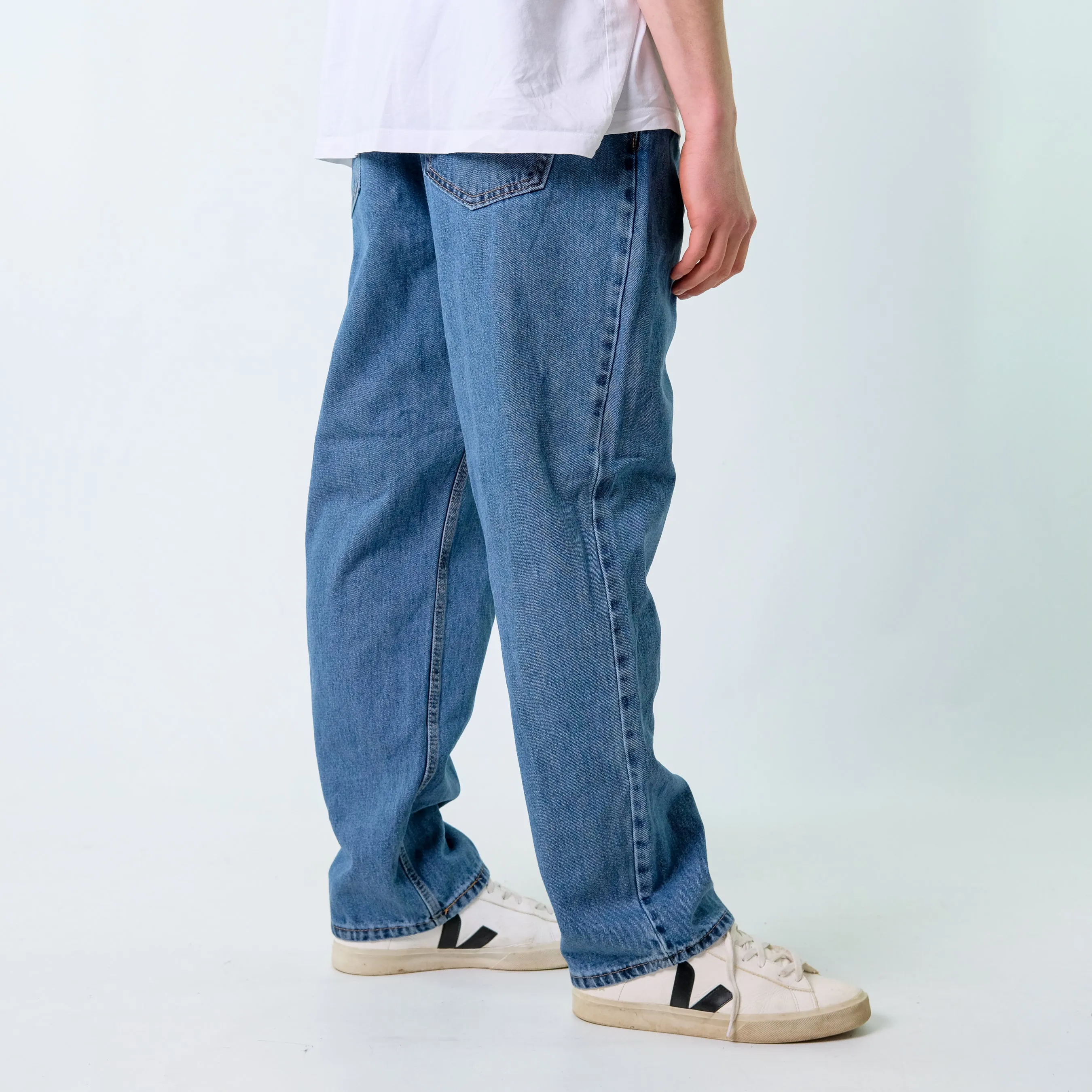 Blue y2ks Levi's 550 Denim Jeans Baggy Pants (38x30)