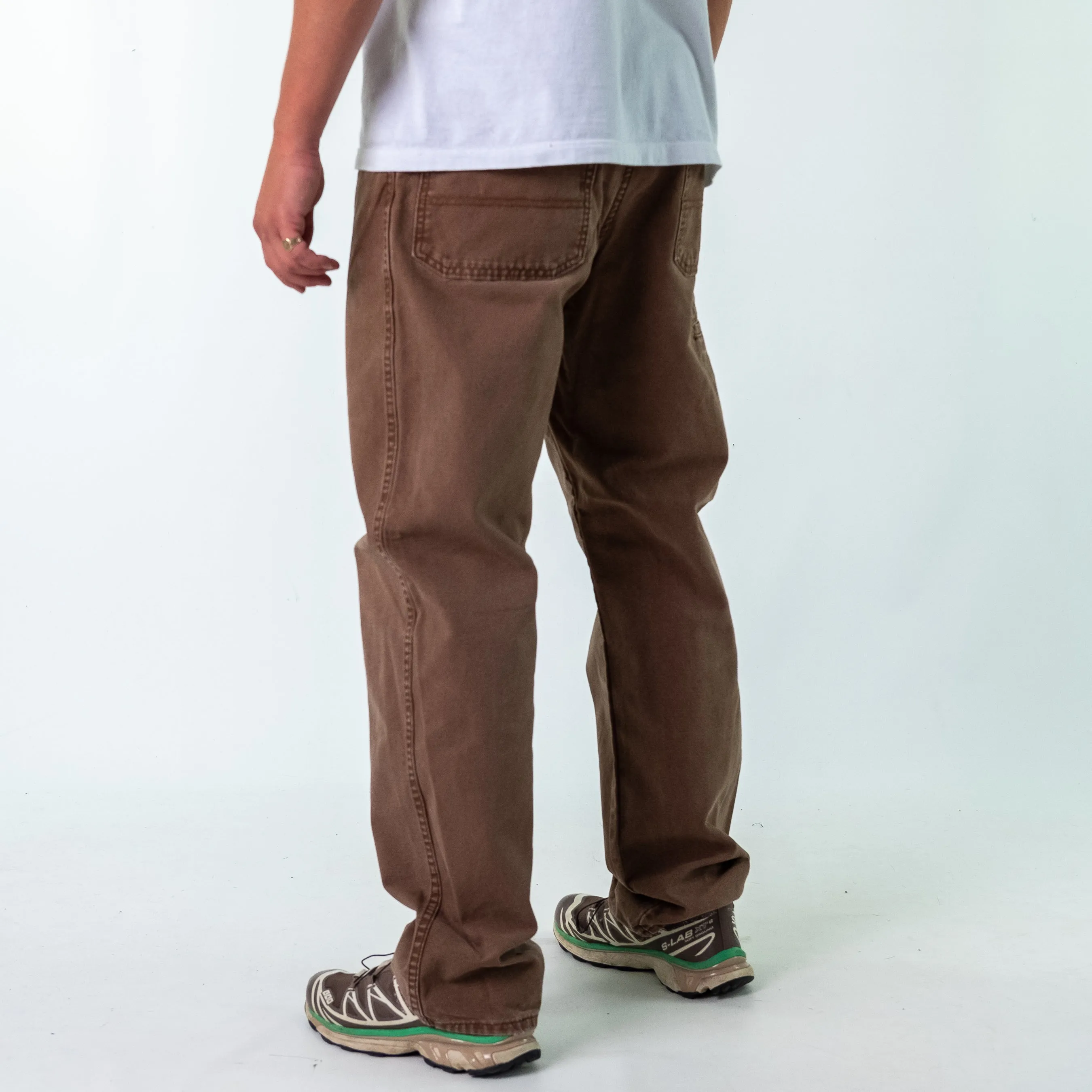 Brown y2ks Dickies Denim Jeans Baggy Pants (34x32)