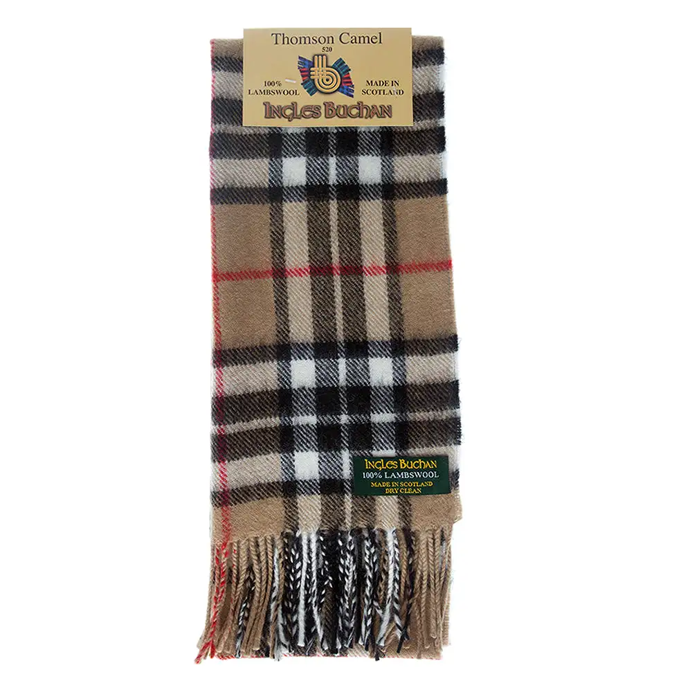 Brushed Wool Tartan Scarves [45 Tartans]