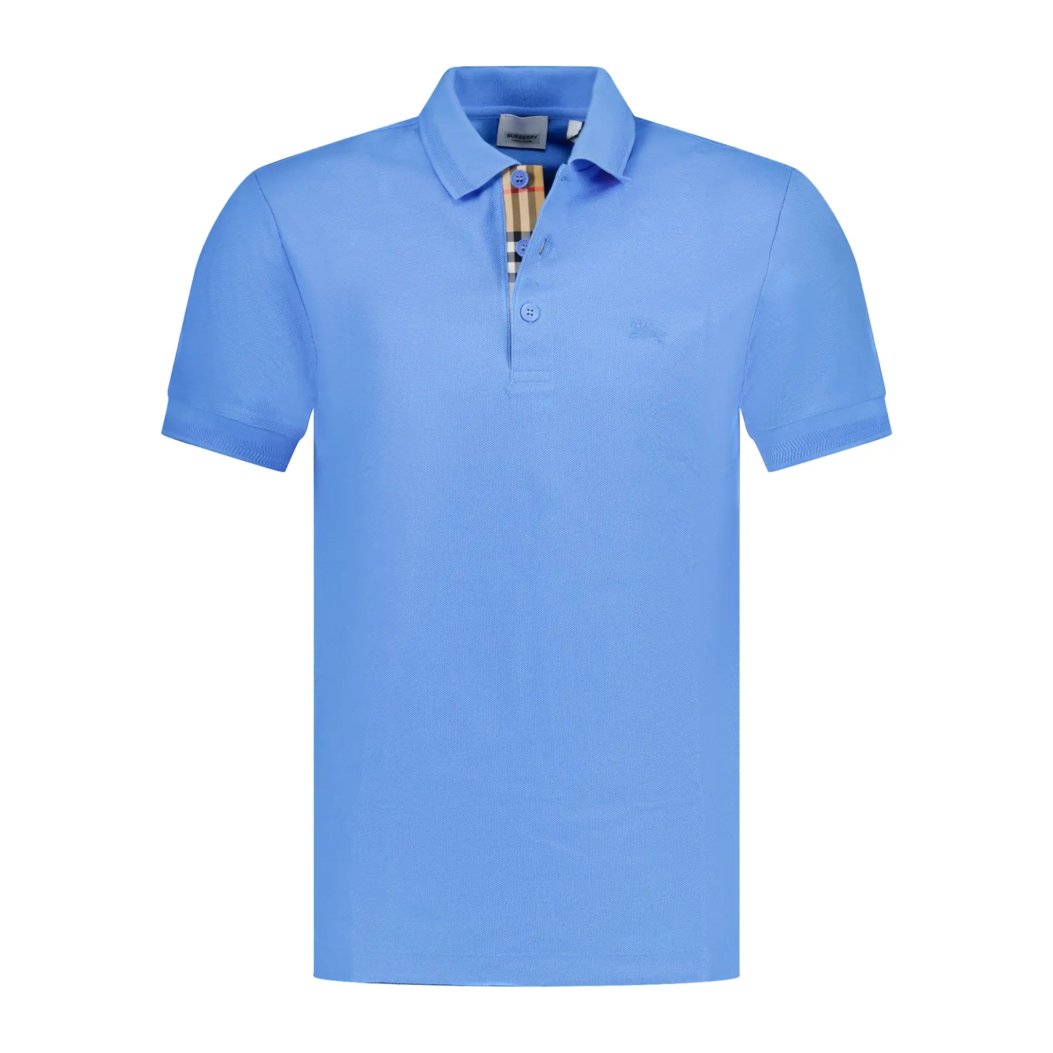 BURBERRY 'EDDIE' POLO-SHIRT BLUE