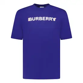 BURBERRY LOGO PRINT T-SHIRT BLUE