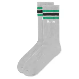 Butter Goods Stripe Socks Grey