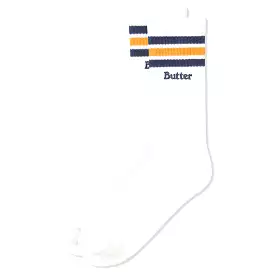 Butter Goods Stripe Socks White