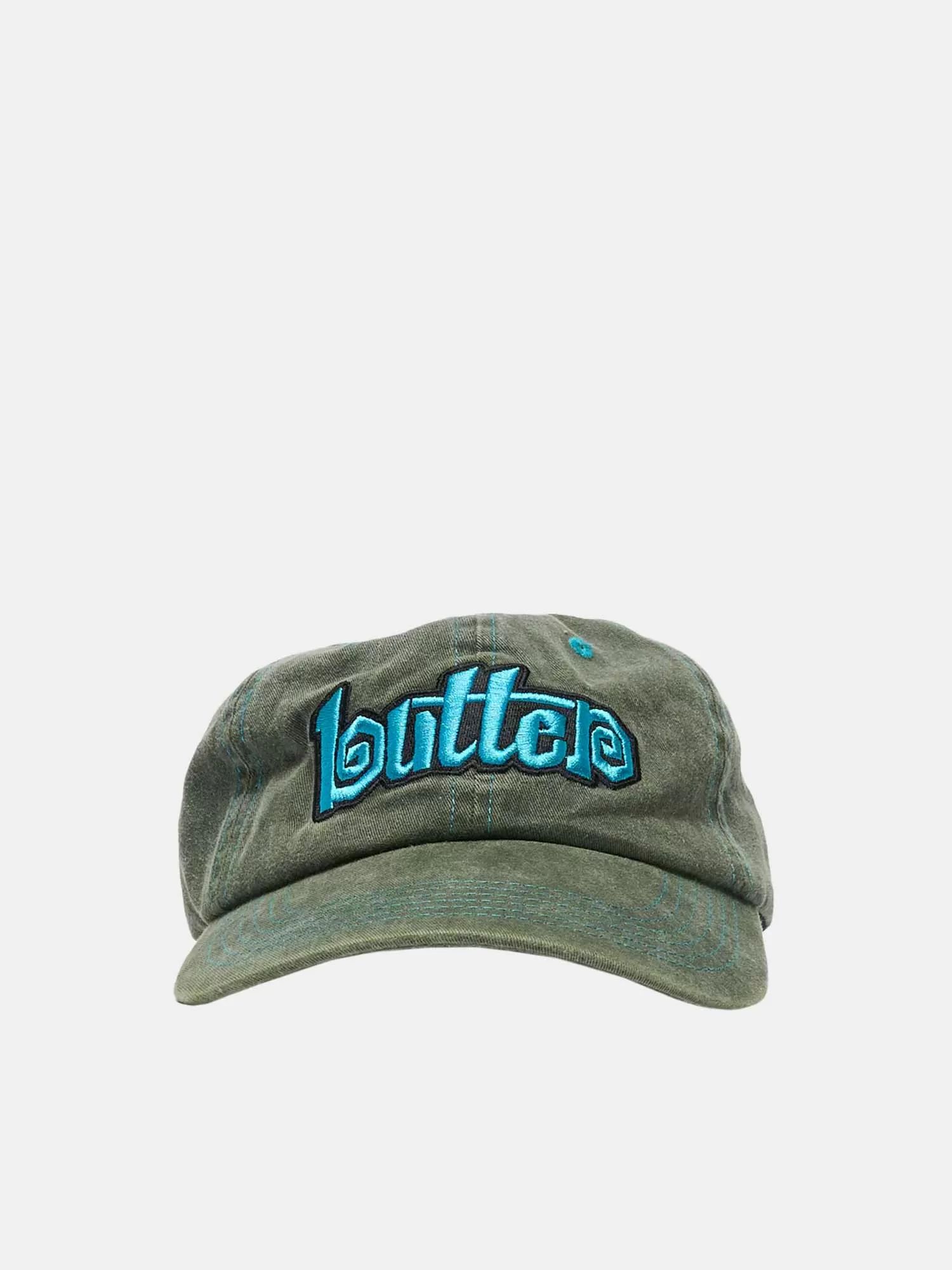 Butter Goods Swirl 6 Panel Cap - Washed Foliage