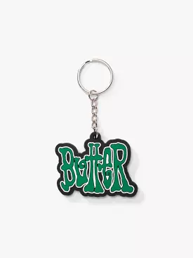 Butter Goods Tour Rubber Key Chain - Green / White