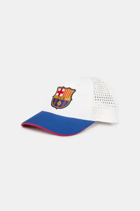 Cap white FC Barcelona