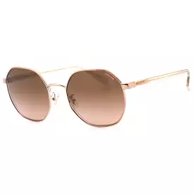 Coach 0HC7147 Sunglasses Gold / Brown Gradient Women's